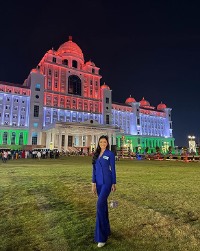 Kedatangan Monica di Telangana, India